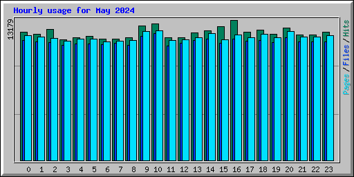 Hourly usage for May 2024